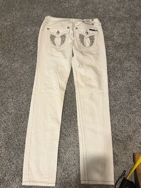 White Women's Straight-Leg Miss me Jeans size 29